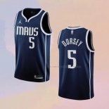 Camiseta Dallas Mavericks Tyler Dorsey NO 5 Statement 2022-23 Azul