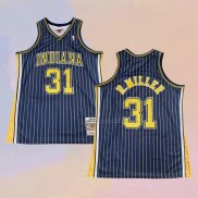 Camiseta Indiana Pacers Reggie R.Miller NO 31 Mitchell & Ness 1994-95 Azul