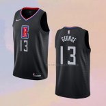 Camiseta Los Angeles Clippers Paul George NO 13 Statement 2019-20 Negro