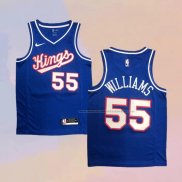 Camiseta Sacramento Kings Jason Williams NO 55 Classic 2020 Azul