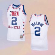 Camiseta All Star 1985 Moses Malone NO 2 Blanco