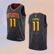 Camiseta Atlanta Hawks Trae Young NO 11 Icon 2018 Negro