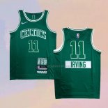 Camiseta Boston Celtics Kyrie Irving NO 11 Ciudad 2021-22 Verde