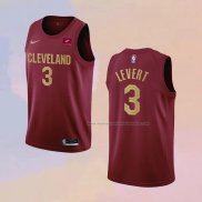 Camiseta Cleveland Cavaliers Caris Levert NO 3 Icon 2022-23 Rojo