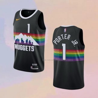 Camiseta Denver Nuggets Michael Porter JR. NO 1 Statement Azul