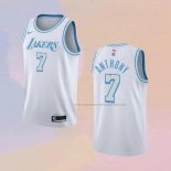 Camiseta Los Angeles Lakers Carmelo Anthony NO 7 Ciudad 2020-21 Blanco