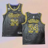 Camiseta Los Angeles Lakers Kobe Bryant NO 24 Crenshaw Black Mamba Negro