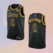 Camiseta Los Angeles Lakers Russell Westbrook NO 0 Mamba 2021-22 Negro