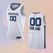 Camiseta Memphis Grizzlies Personalizada Association 2020-21 Blanco