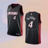 Camiseta Miami Heat Victor Oladipo NO 4 Icon Negro