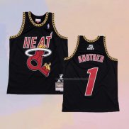 Camiseta Miami Heat x DJ Khaled x Mitchell & Ness Negro