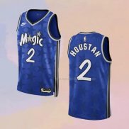 Camiseta Orlando Magic Caleb Houstan NO 2 Classic 2023-24 Azul