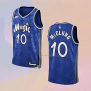 Camiseta Orlando Magic Mac Mcclung NO 10 Classic 2023-24 Azul