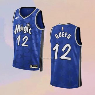 Camiseta Orlando Magic Trevelin Queen NO 12 Classic 2023-24 Azul